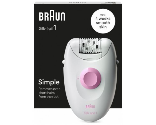 Braun Silk-Ã©pil 1 1-000 20 pinzas Rosa, Blanco