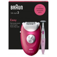 Braun Silk-Ã©pil 3 3-202 20 pinzas Fruta del bosque