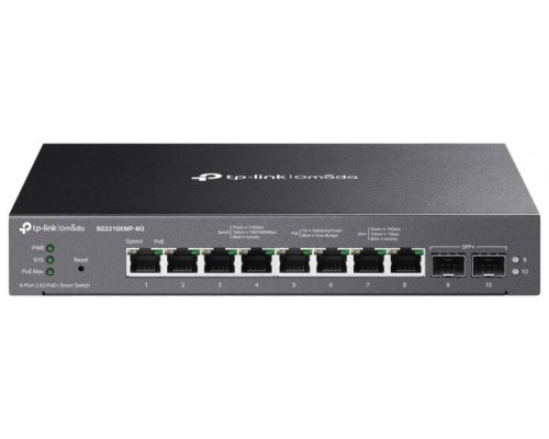 SWITCH SEMIGESTIONABLE TP-LINK SG2210MP-M2 10P 8P POE+