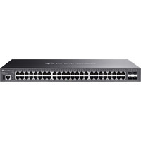 TP-Link Omada SG5452XF switch Gestionado L3 Gigabit Ethernet (10/100/1000) 1U Negro TP-Link Omada SG5452XF switch Gestionado L3 Gigabit Ethernet (10/100/1000) 1U Negro