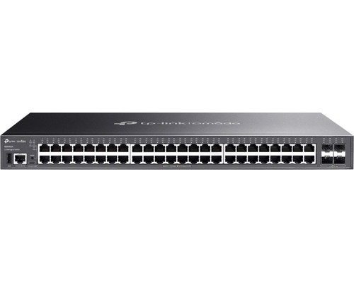 TP-Link Omada SG5452XF switch Gestionado L3 Gigabit Ethernet (10/100/1000) 1U Negro TP-Link Omada SG5452XF switch Gestionado L3 Gigabit Ethernet (10/100/1000) 1U Negro