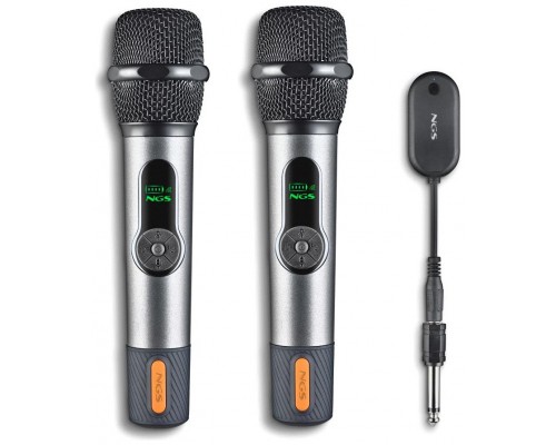 NGS Micrófonos inalámbricos Vocales Pack 2