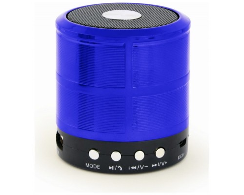 Gembird SPK-BT-08-B altavoz portÃ¡til o de fiesta Altavoz monofÃ³nico portÃ¡til Negro, Azul 3 W