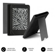 SUBBLIM FUNDA EBOOK CLEVER STAND 6"" GREY funda para libro electrÃ³nico 15,2 cm (6") Gris