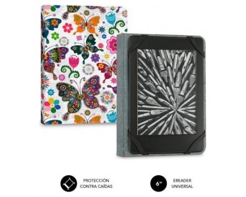 SUBBLIM SUBCUE-1EC010 funda para libro electrÃ³nico 15,2 cm (6") Folio Multicolor