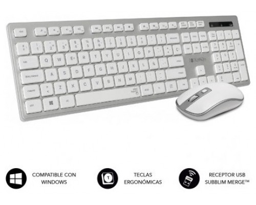 Teclado + raton subblim subkbw - ceke10 inalambrico