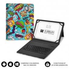 SUBBLIM SUBKT5-BTTC20 teclado para mÃ³vil QWERTY EspaÃ±ol Bluetooth Multicolor