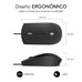 SUBBLIM Rat&Atilde;&sup3;n Business Silencioso con cable USB 1200 DPI