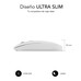 SUBBLIM Rat&Atilde;&sup3;n &Atilde;&ldquo;ptico Inal&Atilde;&iexcl;mbrico 2.4G y Bluetooth Dual Flat Mouse Recargable Blanco