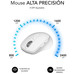SUBBLIM RATON OPTICO DUAL COMFORT ERGO DUAL BATERIA BLANCO rat&Atilde;&sup3;n Universal mano derecha Bluetooth + USB Type-A &Atilde;&ldquo;ptico 2400 DPI