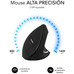 SUBBLIM RATON OPTICO DUAL GLIDE VERTICAL ERGO DUAL BATERIA NEGRO ratón Universal mano derecha Bluetooth + USB Type-A Óptico 1600 DPI SUBBLIM RATON OPTICO DUAL GLIDE VERTICAL ERGO DUAL BATERIA NEGRO ratón Universal mano derecha Bluetooth + USB Type-A Óptico 1600 DPI