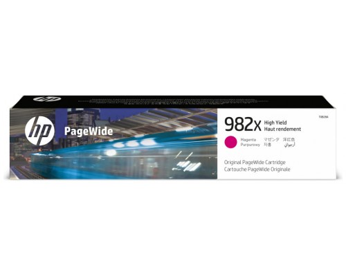 HP 982X High Yield Magenta Original PageWide Cartridge cartucho de tinta 1 pieza(s) Alto rendimiento (XL)