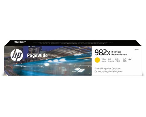 HP 982X High Yield Yellow Original PageWide Cartridge cartucho de tinta 1 pieza(s) Alto rendimiento (XL)