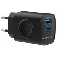 Gembird TA-UC-PDQCW20-01-BK cargador de dispositivo mÃ³vil Universal Negro Corriente alterna Carga rÃ¡pida Interior