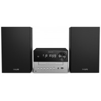 Philips TAM3205M2/77 sistema de audio para el hogar Microcadena de mÃºsica para uso domÃ©stico 20 W Negro, Plata