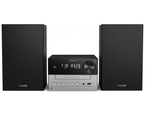 Philips TAM3205M2/77 sistema de audio para el hogar Microcadena de mÃºsica para uso domÃ©stico 20 W Negro, Plata