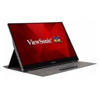 Viewsonic TD1655 pantalla para PC 39,6 cm (15.6") 1920 x 1080 Pixeles Full HD LED Pantalla t&Atilde;&iexcl;ctil Multi-usuario Negro, Plata