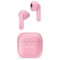 Auriculares inalambricos magneticos sbs teearairfreetwsbtp rosa