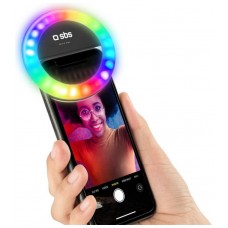 Luz led selfie sbs aro multicolor