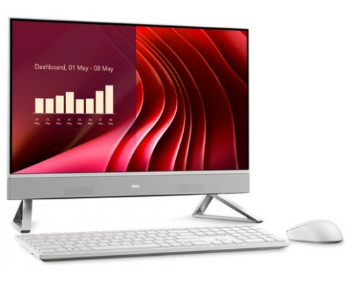 DELL EC24250 IntelÂ® Coreâ„¢ i5 i5-1334U 60,5 cm (23.8") 1920 x 1080 Pixeles PC todo en uno 16 GB DDR5-SDRAM 1 TB SSD Windows 11 Pro Wi-Fi 6E (802.11ax) Perlado, Blanco