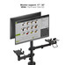 SOPORTE DE MESA TOOQ TQPM002 PARA TPV IMPRESORA