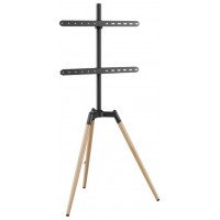 Gembird TVS-65S-01 soporte para TV 165,1 cm (65") Negro, Madera