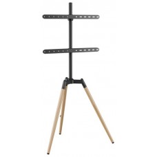 Gembird TVS-65S-01 soporte para TV 165,1 cm (65") Negro, Madera