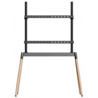 Gembird TVS-86F-01-BK soporte para TV 2,18 m (86") Negro, Madera
