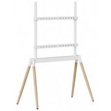 Gembird TVS-86F-01-W soporte para TV 2,18 m (86") Blanco, Madera
