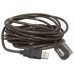 Gembird USB A/USB A M/F 10m cable USB USB 2.0 Negro