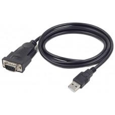 Gembird UAS-DB9M-02 cable de serie Negro 1,5 m USB tipo A DB-9