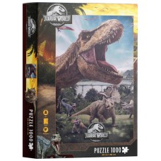 Puzzle 1000 poster compo rex jurassic