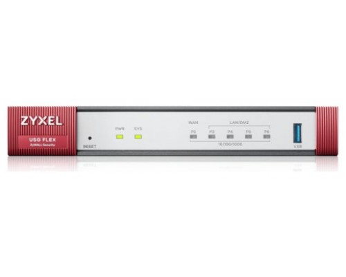 Zyxel USGFlex50HP 5xGbWAN/LAN 1xPoE+ 1xUSB 1a Lic