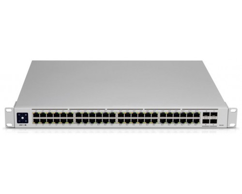 Ubiquiti UniFi USW-PRO-48 switch Gestionado L2/L3 Gigabit Ethernet (10/100/1000) 1U Plata