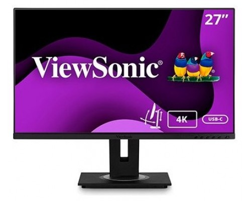 Viewsonic VG Series VG2756-4K pantalla para PC 68,6 cm (27") 3840 x 2160 Pixeles 4K Ultra HD LED Negro
