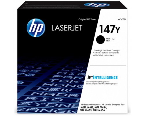 HP 147Y Extra High Yield Black Original LaserJet Toner Cartridge cartucho de tÃ³ner 1 pieza(s)