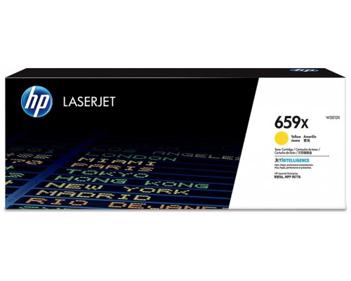 HP LaserJet 659X High Yield Yellow Original Toner Cartridge cartucho de tÃ³ner 1 pieza(s)