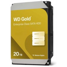 Western Digital Gold WD203KRYZ disco duro interno 20 TB 7200 RPM 512 MB 3.5" SATA