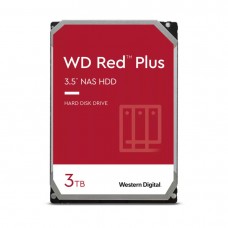 Western Digital Red Plus WD30EFPX disco duro interno 3 TB 5400 RPM 256 MB 3.5" Serial ATA III