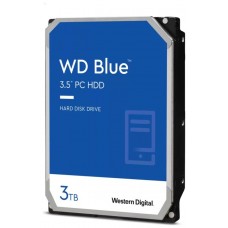 Western Digital Blue disco duro interno 3 TB 5400 RPM 256 MB 3.5" SATA