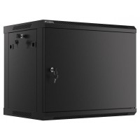 Lanberg WF01-6409-00B armario rack 9U Bastidor de pared Negro