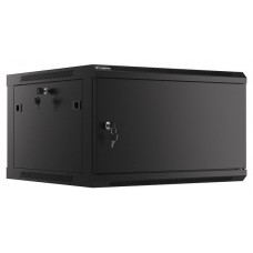 Lanberg WF01-6606-00B armario rack 6U Bastidor de pared Negro