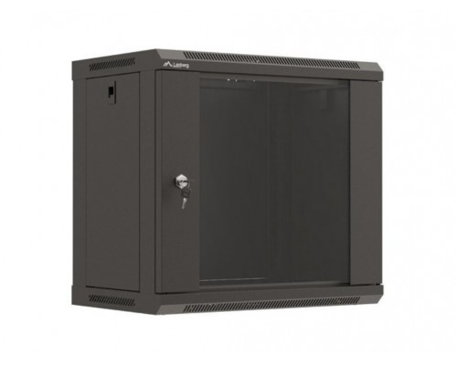Lanberg WF03-5309-10B armario rack 9U Bastidor de pared Negro