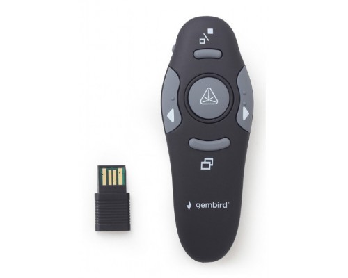 Gembird WP-L-11 mando a distancia IR inalÃ¡mbrico Pantalla de proyecciÃ³n Botones