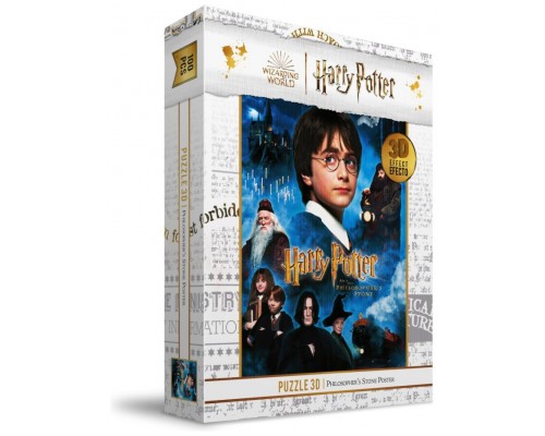 Puzzle 100 efecto 3d poster piedra